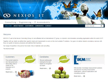 Tablet Screenshot of nexiosit.com
